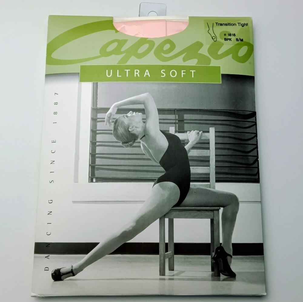 Capezio Matte Semi-Opaque Transition Tights in Ballet Pink